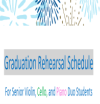 Violin & Cello Senior Item – Graduation Rehearsal 1 (new update 29/8)